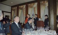 Nakagawa san welcomes distinguished guests